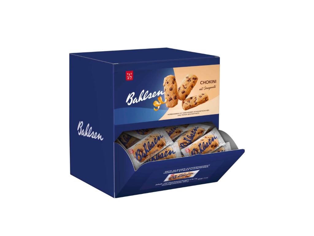Bahlsen Chokini mit Orangennote – 150 Stück / 945 g