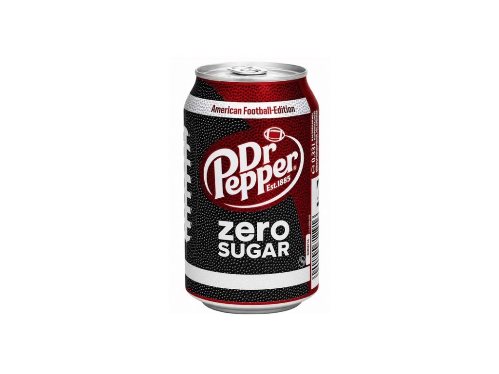 Dr Pepper Zero Sugar 0,33 l Einzeldose