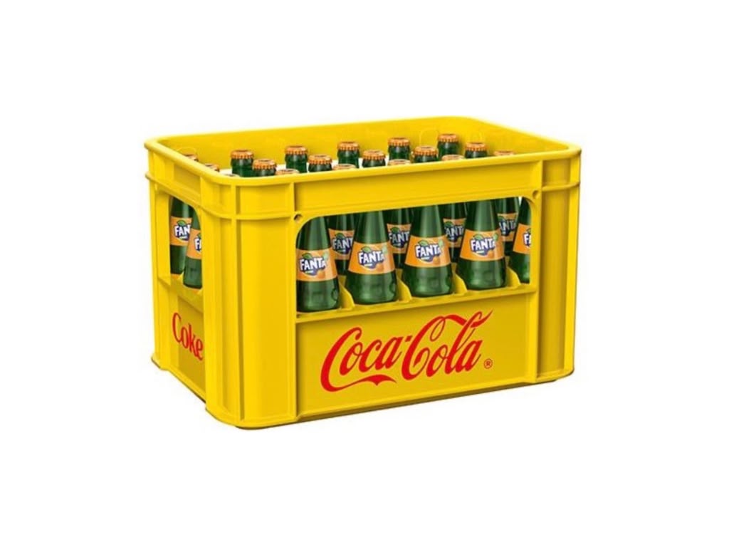 Fanta Orange – 24 × 0,33 l Glas-Mehrweg