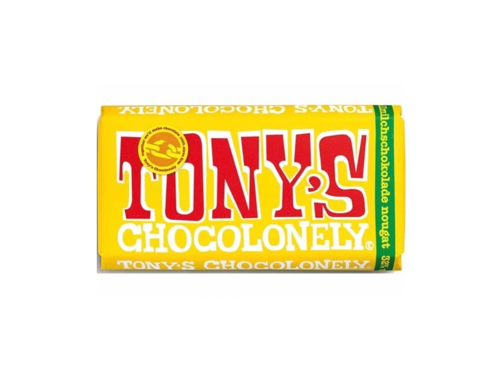 Tony's Chocolonely Vollmilch Honig Mandel Nougat 180 g