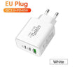 3-fach Schnellladegerät 40W Netzteil – 2x USB-C + 1x USB Anschluss