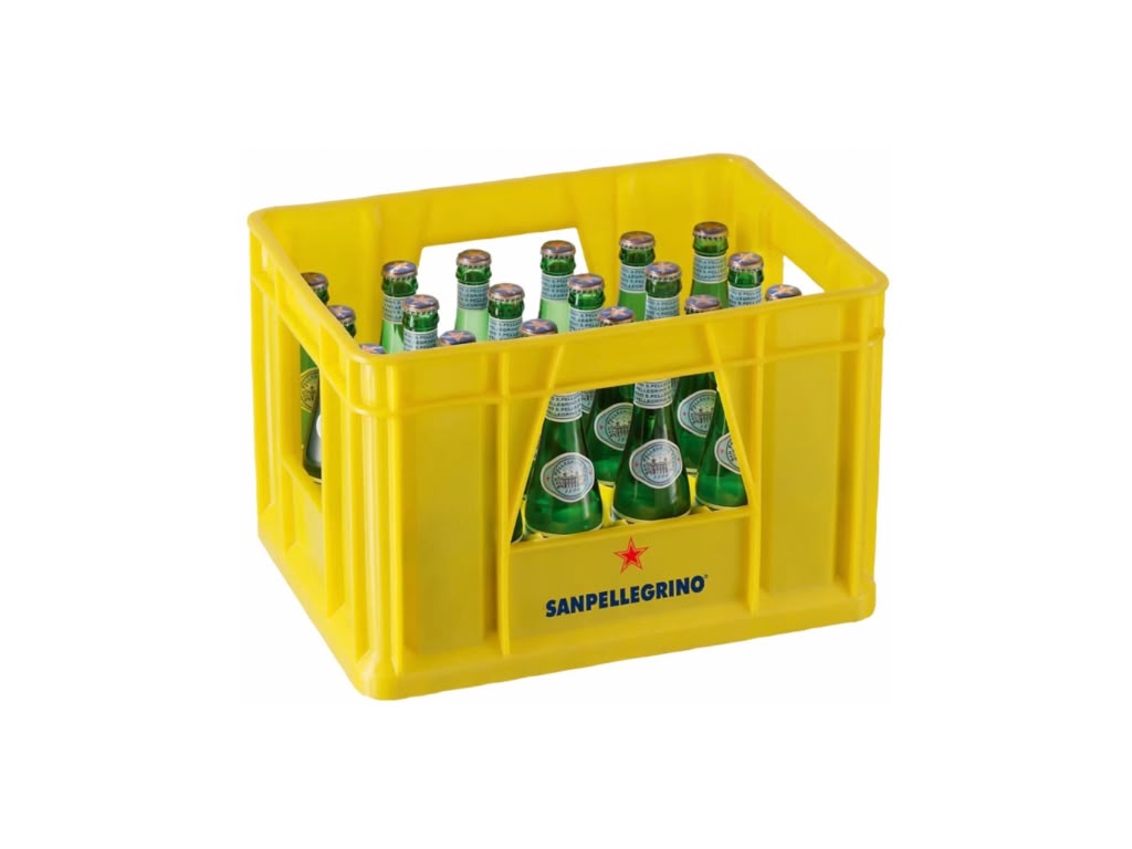 S.Pellegrino Spritzig – 24 × 0,25 l Glas-Mehrweg
