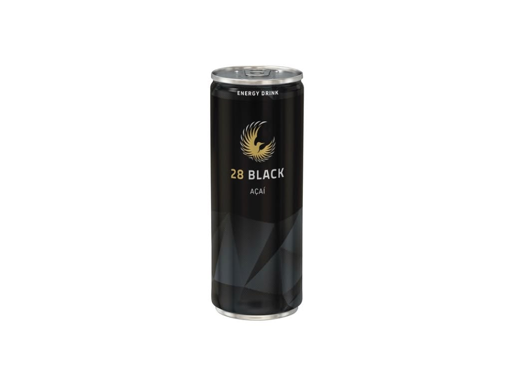 28 BLACK Açaí Energy Drink – 250 ml Dose