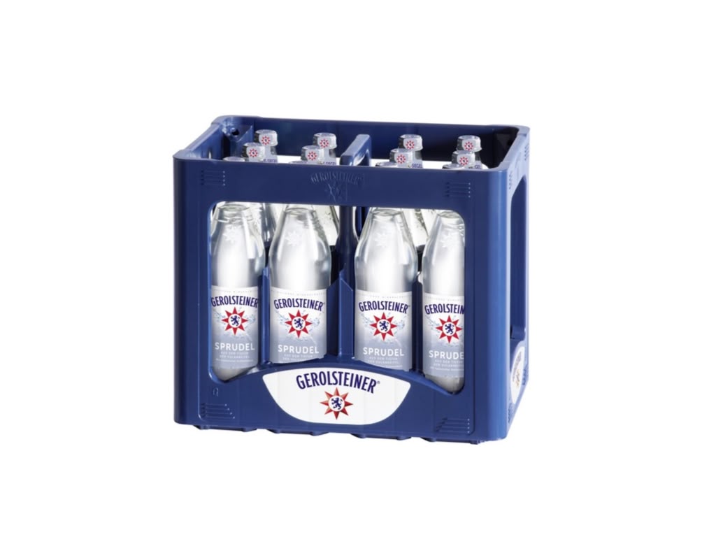 Gerolsteiner Sprudel – 12 × 0,75 l Glas-Mehrweg