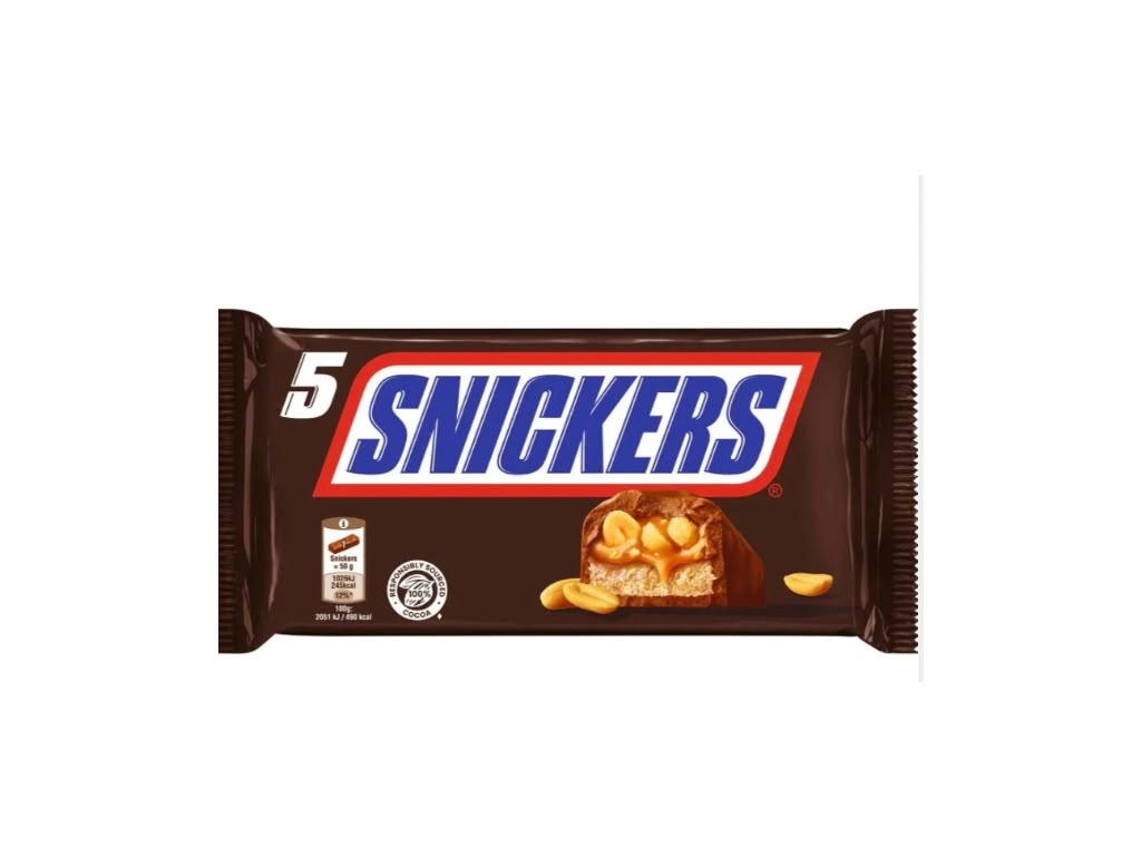 Snickers 5er Multipack 5 x 50 g – 250 g