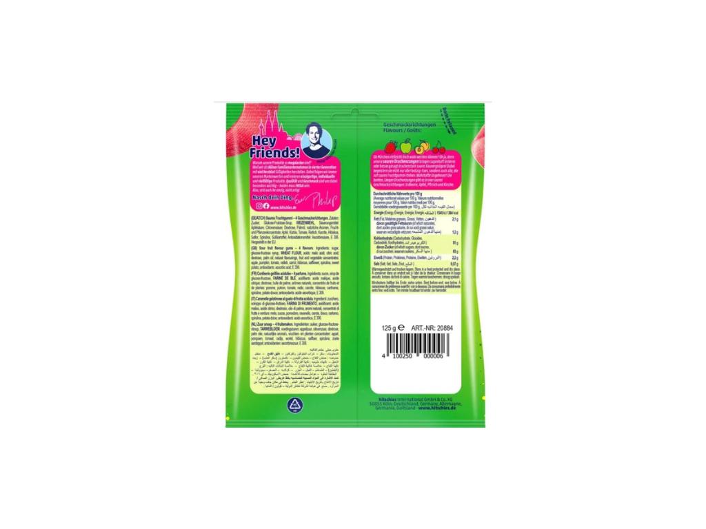 Hitschies Saure Drachenzungen Fruchtgummi 125g