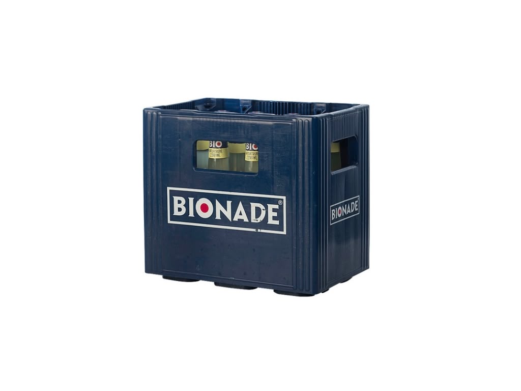 BIONADE Naturtrübe Zitrone – 12 × 0,33 l Glas-Mehrweg