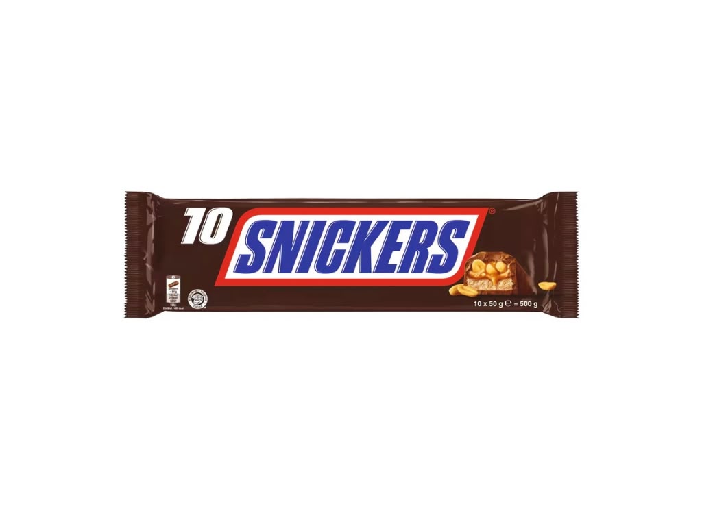 Snickers 10er Multipack 10 x 50 g – 500 g