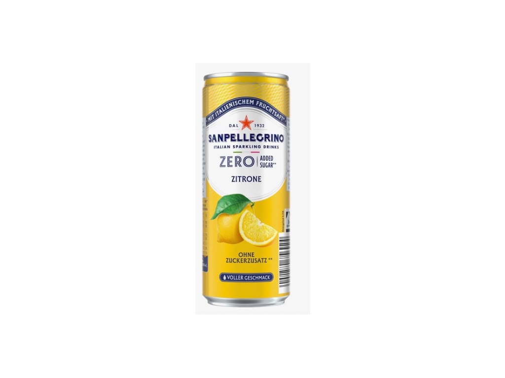 Sanpellegrino Lemon Zero 0,33 l Einzeldose