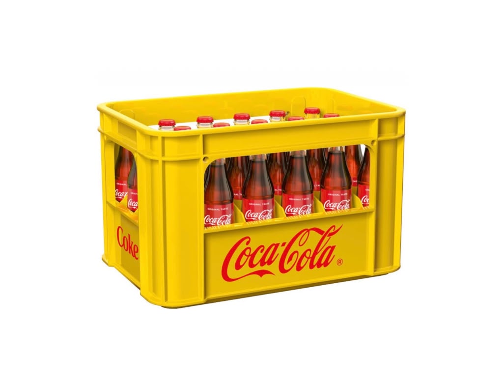 Coca-Cola Original Taste – 24 × 0,33 l Glas-Mehrweg