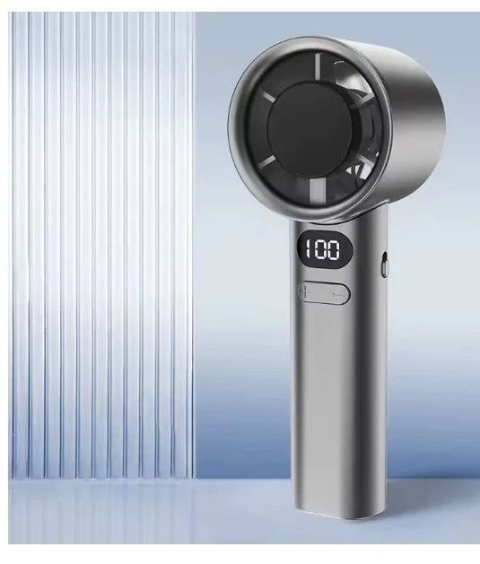 Aufladbarer Ventilator Leise Mini Handventilator Tragbarer Fan Lüfter
